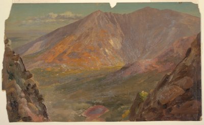 山サウスターナーマウンテンのグレートベイスン、カタディン 作： Frederic Edwin Church